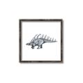 Picture of Gray Dino II _GroupedProduct_Square_Mini_ _GroupedProduct_Square_Canvas_Framed_