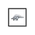 Picture of Gray Dino II _GroupedProduct_Square_Mini_ _GroupedProduct_Square_Canvas_Framed_