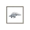 Picture of Gray Dino II _GroupedProduct_Square_Mini_ _GroupedProduct_Square_Canvas_Framed_