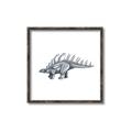 Picture of Gray Dino II _GroupedProduct_Square_Mini_ _GroupedProduct_Square_Canvas_Framed_