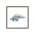 Picture of Gray Dino II _GroupedProduct_Square_Mini_ _GroupedProduct_Square_Canvas_Framed_