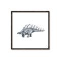 Picture of Gray Dino II _GroupedProduct_Square_Mini_ _GroupedProduct_Square_Canvas_Framed_