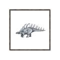 Picture of Gray Dino II _GroupedProduct_Square_Mini_ _GroupedProduct_Square_Canvas_Framed_