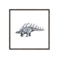 Picture of Gray Dino II _GroupedProduct_Square_Mini_ _GroupedProduct_Square_Canvas_Framed_