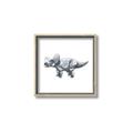 Picture of Gray Dino III _GroupedProduct_Square_Mini_ _GroupedProduct_Square_Canvas_Framed_