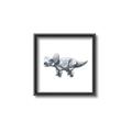 Picture of Gray Dino III _GroupedProduct_Square_Mini_ _GroupedProduct_Square_Canvas_Framed_
