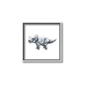 Picture of Gray Dino III _GroupedProduct_Square_Mini_ _GroupedProduct_Square_Canvas_Framed_