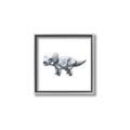 Picture of Gray Dino III _GroupedProduct_Square_Mini_ _GroupedProduct_Square_Canvas_Framed_