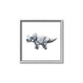 Picture of Gray Dino III _GroupedProduct_Square_Mini_ _GroupedProduct_Square_Canvas_Framed_