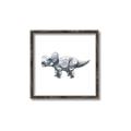 Picture of Gray Dino III _GroupedProduct_Square_Mini_ _GroupedProduct_Square_Canvas_Framed_