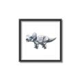 Picture of Gray Dino III _GroupedProduct_Square_Mini_ _GroupedProduct_Square_Canvas_Framed_