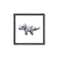 Picture of Gray Dino III _GroupedProduct_Square_Mini_ _GroupedProduct_Square_Canvas_Framed_
