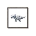 Picture of Gray Dino III _GroupedProduct_Square_Mini_ _GroupedProduct_Square_Canvas_Framed_