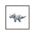Picture of Gray Dino III _GroupedProduct_Square_Mini_ _GroupedProduct_Square_Canvas_Framed_