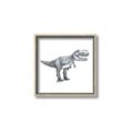 Picture of Gray Dino IV _GroupedProduct_Square_Mini_ _GroupedProduct_Square_Canvas_Framed_