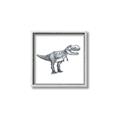 Picture of Gray Dino IV _GroupedProduct_Square_Mini_ _GroupedProduct_Square_Canvas_Framed_