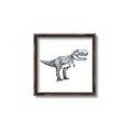Picture of Gray Dino IV _GroupedProduct_Square_Mini_ _GroupedProduct_Square_Canvas_Framed_
