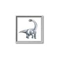 Picture of Gray Dino V _GroupedProduct_Square_Mini_ _GroupedProduct_Square_Canvas_Framed_