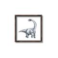 Picture of Gray Dino V _GroupedProduct_Square_Mini_ _GroupedProduct_Square_Canvas_Framed_