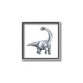 Picture of Gray Dino V _GroupedProduct_Square_Mini_ _GroupedProduct_Square_Canvas_Framed_