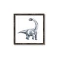 Picture of Gray Dino V _GroupedProduct_Square_Mini_ _GroupedProduct_Square_Canvas_Framed_