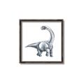Picture of Gray Dino V _GroupedProduct_Square_Mini_ _GroupedProduct_Square_Canvas_Framed_