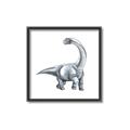 Picture of Gray Dino V _GroupedProduct_Square_Mini_ _GroupedProduct_Square_Canvas_Framed_