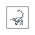 Picture of Gray Dino V _GroupedProduct_Square_Mini_ _GroupedProduct_Square_Canvas_Framed_