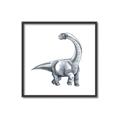 Picture of Gray Dino V _GroupedProduct_Square_Mini_ _GroupedProduct_Square_Canvas_Framed_