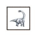 Picture of Gray Dino V _GroupedProduct_Square_Mini_ _GroupedProduct_Square_Canvas_Framed_
