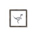 Picture of Gray Dino VI _GroupedProduct_Square_Mini_ _GroupedProduct_Square_Canvas_Framed_