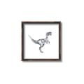 Picture of Gray Dino VI _GroupedProduct_Square_Mini_ _GroupedProduct_Square_Canvas_Framed_