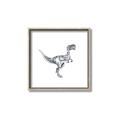 Picture of Gray Dino VI _GroupedProduct_Square_Mini_ _GroupedProduct_Square_Canvas_Framed_