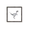 Picture of Gray Dino VI _GroupedProduct_Square_Mini_ _GroupedProduct_Square_Canvas_Framed_