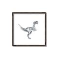 Picture of Gray Dino VI _GroupedProduct_Square_Mini_ _GroupedProduct_Square_Canvas_Framed_
