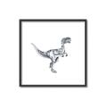 Picture of Gray Dino VI _GroupedProduct_Square_Mini_ _GroupedProduct_Square_Canvas_Framed_