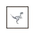 Picture of Gray Dino VI _GroupedProduct_Square_Mini_ _GroupedProduct_Square_Canvas_Framed_