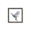 Picture of Gray Dino VII _GroupedProduct_Square_Mini_ _GroupedProduct_Square_Canvas_Framed_