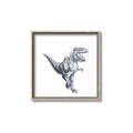 Picture of Gray Dino VII _GroupedProduct_Square_Mini_ _GroupedProduct_Square_Canvas_Framed_