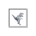 Picture of Gray Dino VII _GroupedProduct_Square_Mini_ _GroupedProduct_Square_Canvas_Framed_