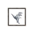 Picture of Gray Dino VII _GroupedProduct_Square_Mini_ _GroupedProduct_Square_Canvas_Framed_