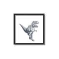 Picture of Gray Dino VII _GroupedProduct_Square_Mini_ _GroupedProduct_Square_Canvas_Framed_