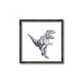 Picture of Gray Dino VII _GroupedProduct_Square_Mini_ _GroupedProduct_Square_Canvas_Framed_