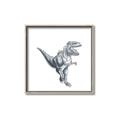 Picture of Gray Dino VII _GroupedProduct_Square_Mini_ _GroupedProduct_Square_Canvas_Framed_