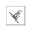 Picture of Gray Dino VII _GroupedProduct_Square_Mini_ _GroupedProduct_Square_Canvas_Framed_