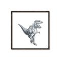 Picture of Gray Dino VII _GroupedProduct_Square_Mini_ _GroupedProduct_Square_Canvas_Framed_