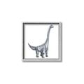 Picture of Gray Dino VIII _GroupedProduct_Square_Mini_ _GroupedProduct_Square_Canvas_Framed_