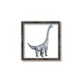 Picture of Gray Dino VIII _GroupedProduct_Square_Mini_ _GroupedProduct_Square_Canvas_Framed_