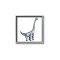 Picture of Gray Dino VIII _GroupedProduct_Square_Mini_ _GroupedProduct_Square_Canvas_Framed_