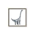 Picture of Gray Dino VIII _GroupedProduct_Square_Mini_ _GroupedProduct_Square_Canvas_Framed_